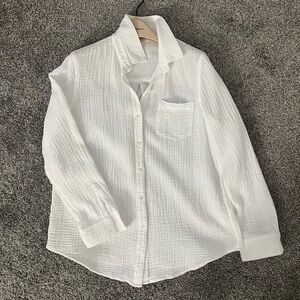 Caslon white shirt small gauze